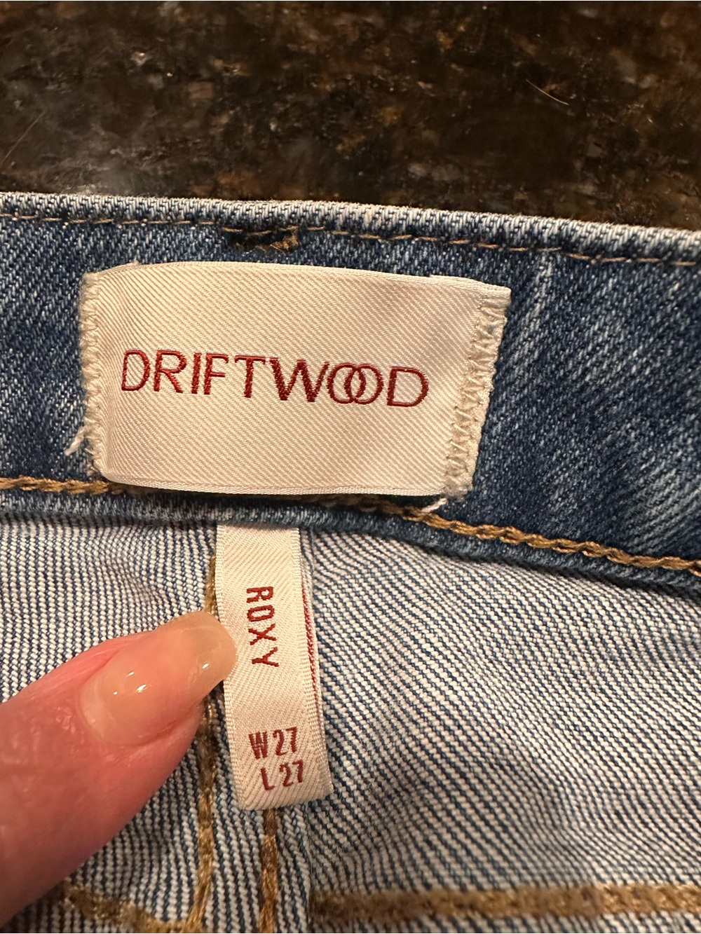 Driftwood Roxy - Light Blue Floral Embroidered Women's Jeans - Picture 4 of 8